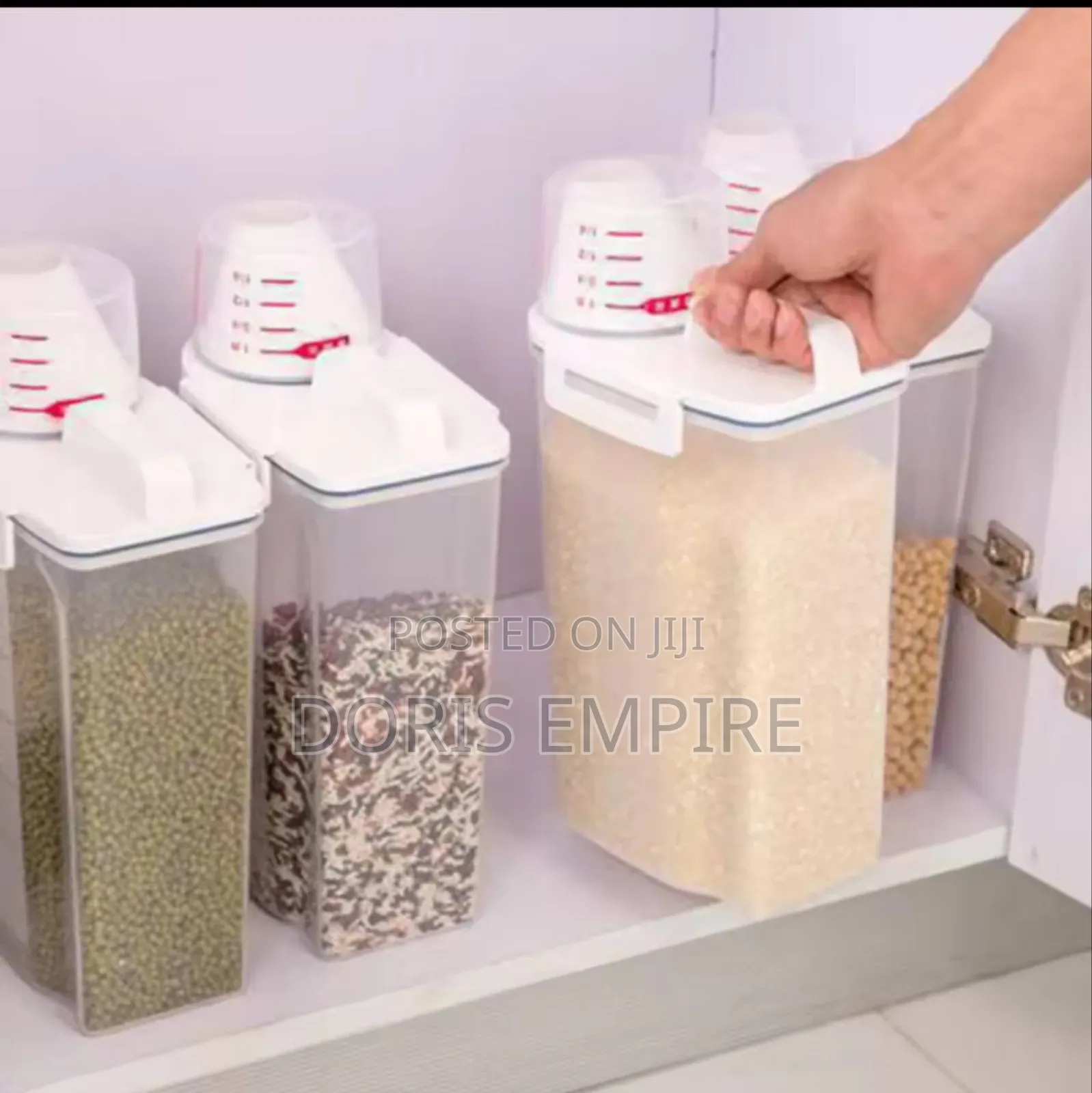 3L Convenient Grain Bin PP Rice Storage Box Universal.