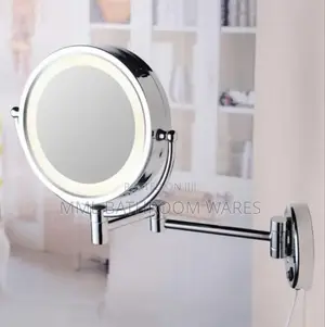 Wall Mounted Swivel Chrome Led Magnifying Mirrors