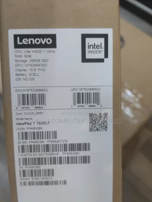 New Laptop Lenovo IdeaPad 1 8GB Intel Celeron SSD 256GB