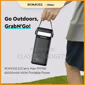 ROMOSS PMT60 100W 60000mah Laptop and Phones Power Bank