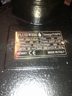 Fluidwell Miners Sewage Pump