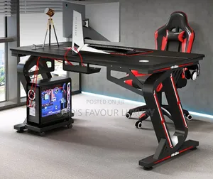 Office Gaming Desk and Chair.