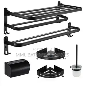 Wall Mounted Toilet and Bathroom Accessory Set
