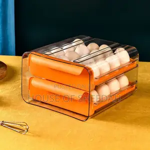 32grid Drawer Type Acrylic Egg Rack