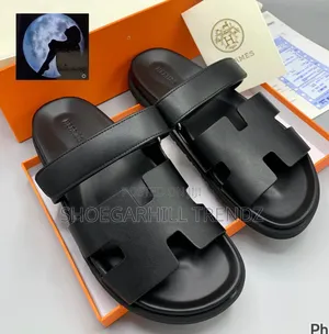 Quality Hermes Palm Slippers for Men