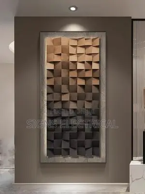 LED Wall Lamps Vertical Bar Art Luminous Interior
