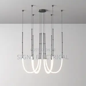 Stainless Steel Minimalism Designer Lustre Hanging Lamps