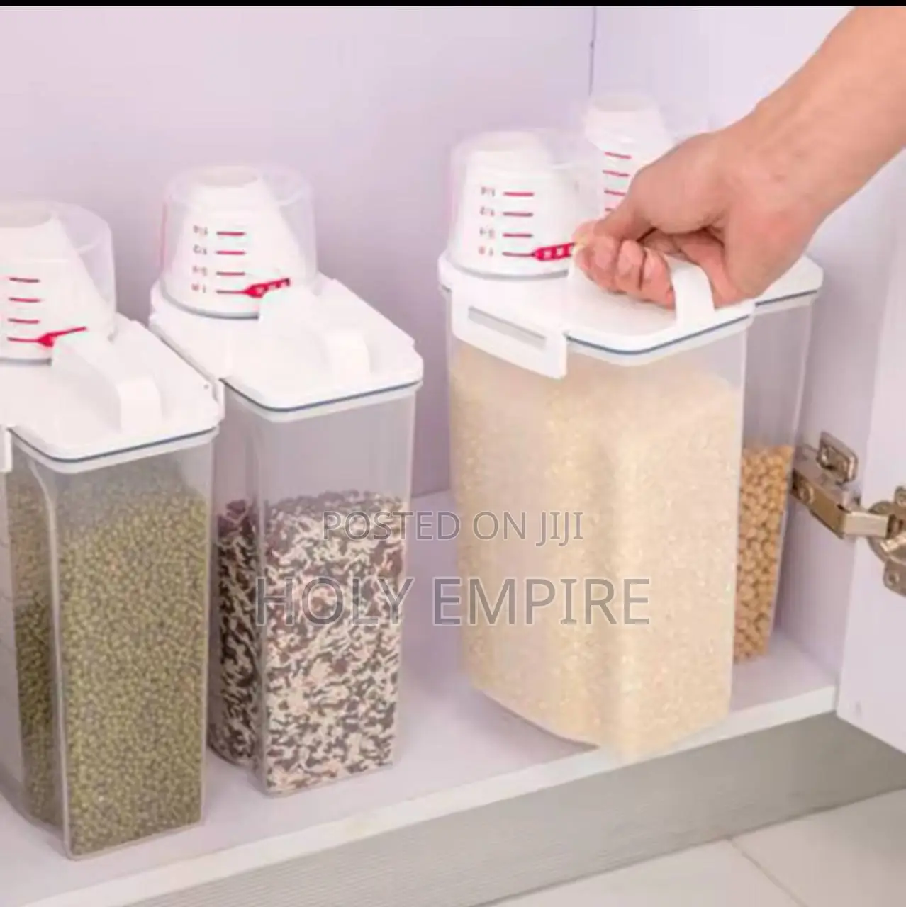 3L Convenient Grain Bin PP Rice Storage Box Universal Cold