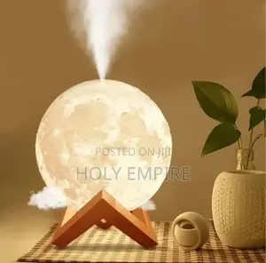 Humidifier Aromatizer Luminaire Lampshade Full Moon 3d Lamp