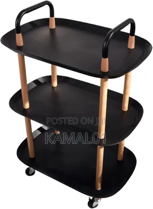 Side Table Multifunctional Storage Shelf With Wheels