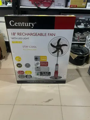 18inch Century Rechargeable Fan With LED Light