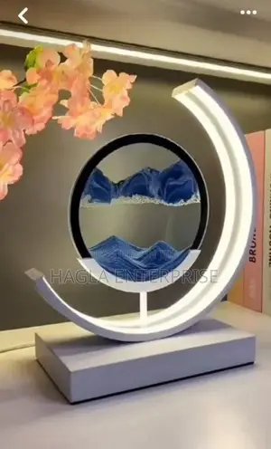 Table Light 3d Dynamic Moving Sand Bedside Lamp