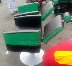 Imported Salon Rolling Recliner Barber Chair