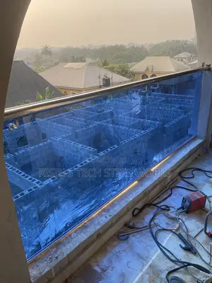 Blue Glass 10mm Thickness for Bankonly