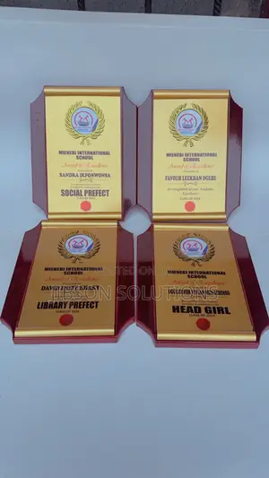Plaque Award