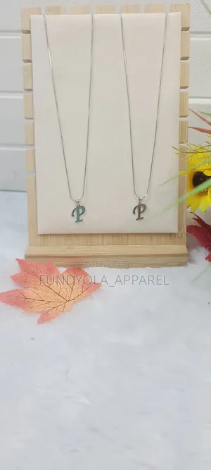 P Pendant Necklace