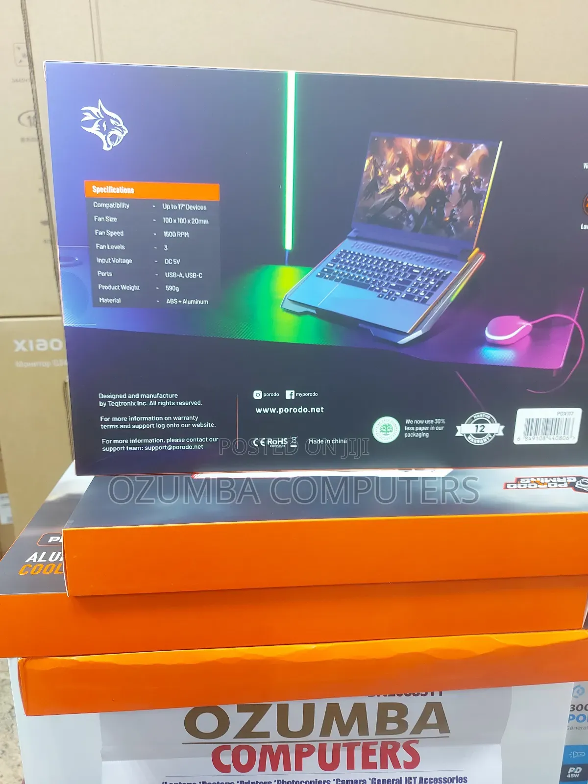 Porodo RGB Cooling Pad