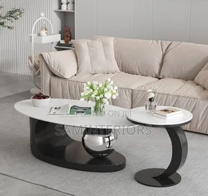 New Contemporary Center Table With a Stool