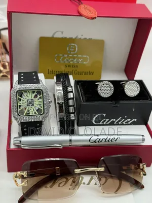 Exclusive Cartier Leather Masculine Set