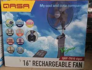 16''qasa Rechargeable Fan QRF-7916 Vigor