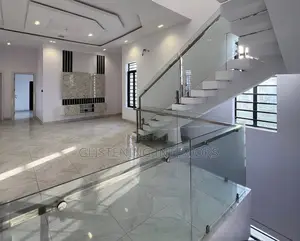 Staircase Design With A Silver Steel And Stud