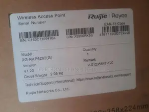 Ruijie: Rg-Rap6262g Omnidirectional Wifi 6 Ap