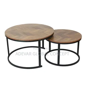 2in1 Nordic Vintage Center Table - 
80cm and 60cm
