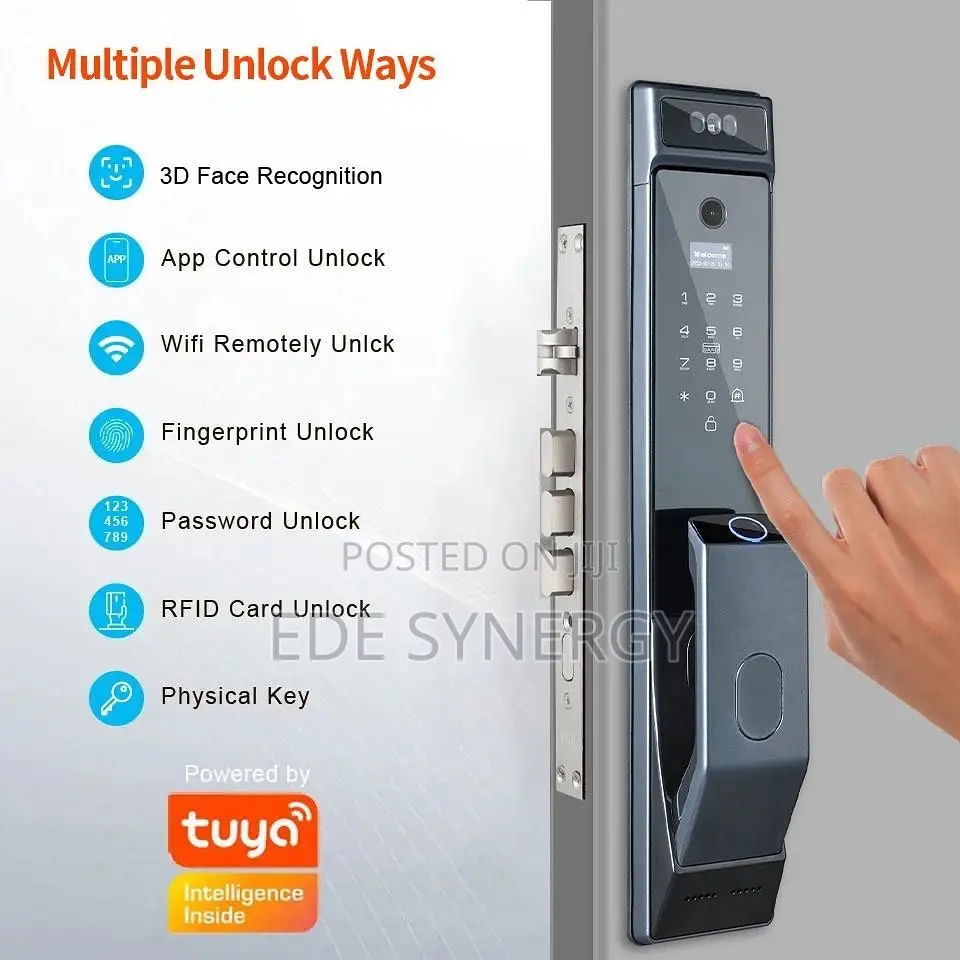 Digital Biometric 3D Facial Recognition Smartlock