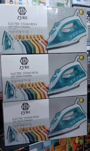 Zyre Electric Steam Iron With Teflon Soleplate