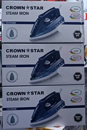 Crown Star Steam Iron 2200W