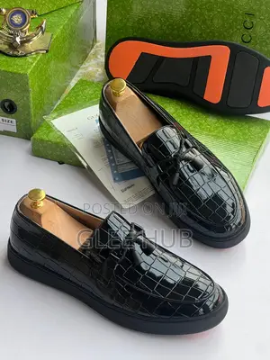 Gucci Glossy Patterned Shoes