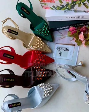 Balanced Party Medium Heels Sandals Half Shoes
