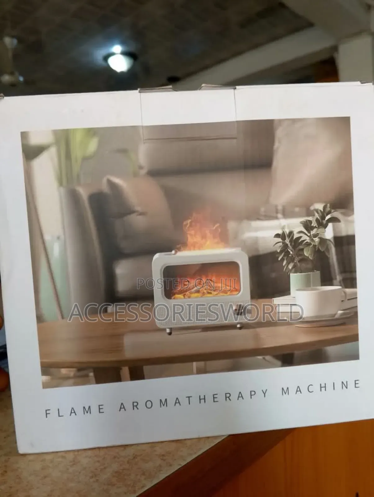 Flame Aromatherapy Aroma Diffuser Humidifier Machine