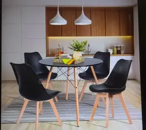 Dining Table and Chairs Wooden Leg