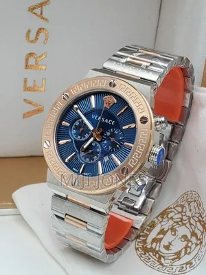 Versace Men Round Dial Watches