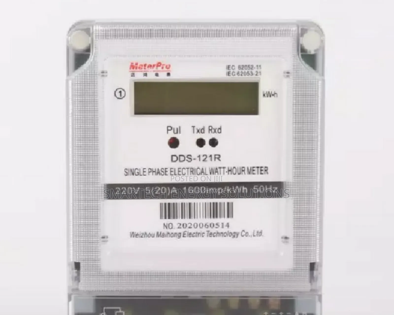 Single Phase Check Meter 2-Wire KWH Smart Meter (100amps)