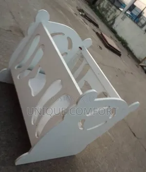 Imported Beautiful White Bed With Underneath Drawers