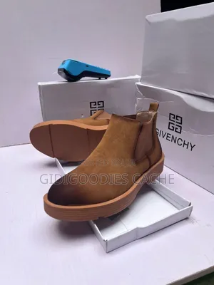 Suede Chelsea Boots Black/Brown