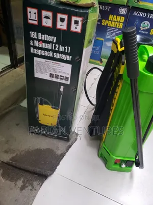 2 in 1 Rechargeable (Hand/Battery Powered) Knapsack Sprayer