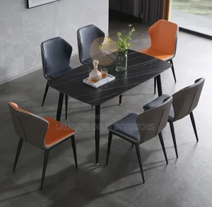 New Imported Classic 6 Sitters Marble Top Dining Table