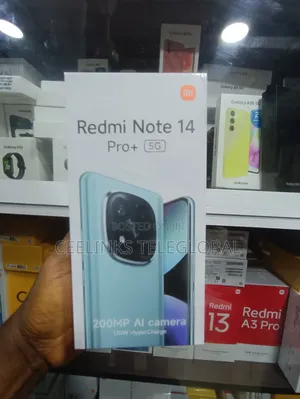 New Xiaomi Redmi Note 14 Pro+ 256 GB Black