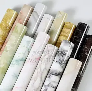 Marble Sticker Oil-Proof Self-Adhesive Wallpaper 60cm X 5