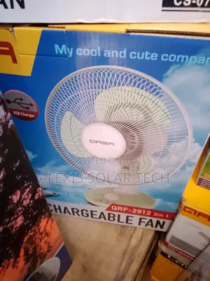 Qasa Rechargeable Table Fan