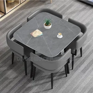 4 Seater Marble Dining Table