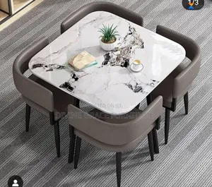 Outdoor/Indoor Marble Top Dining Table