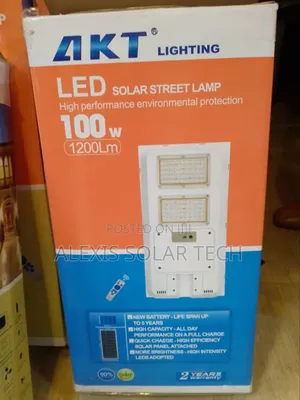 100w AKT Solar Street Light