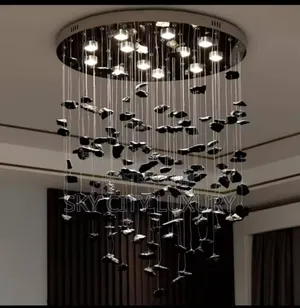 Luxury Stone Crystal Chandelier Light