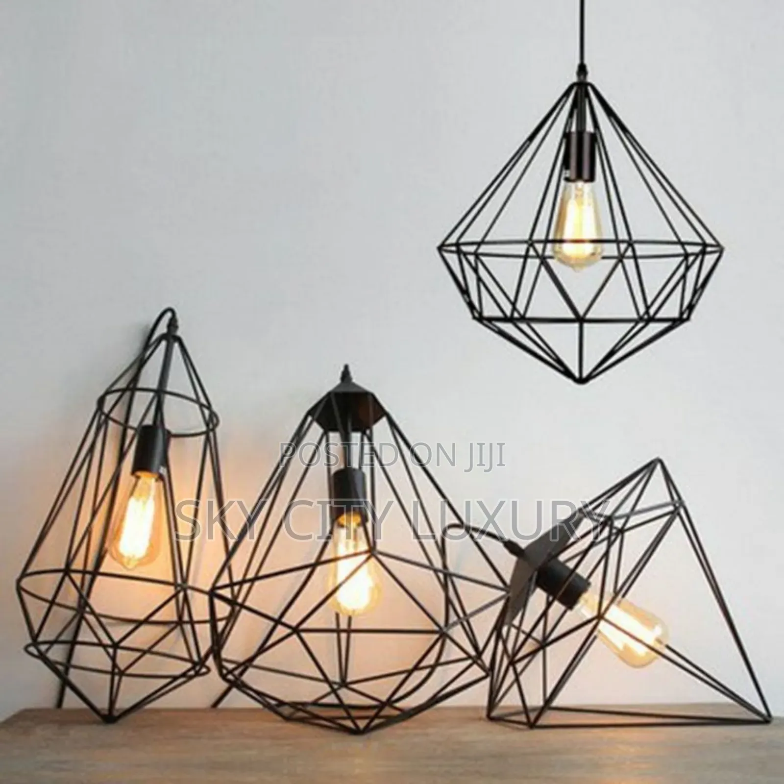 Retro Cage Pendant Light