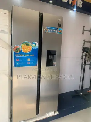 Polystar 436l Side/Side,Water Dispenser Inverter Refrigerato