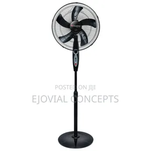 Binatone 1640 Series Stand Fan (VS-1657) - Black
